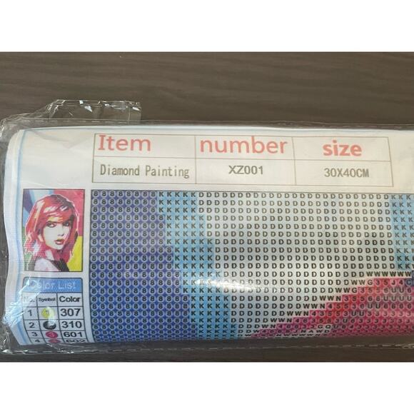 Taylor Swift Diamond Art Painting Sealed New 30x40cm Eras Tour‎ Swiftie Full Kit - Picture 2 of 5